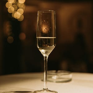 Personalisierbares Sektglas